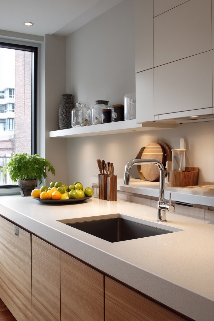 Install Compact Pull-Down Faucets