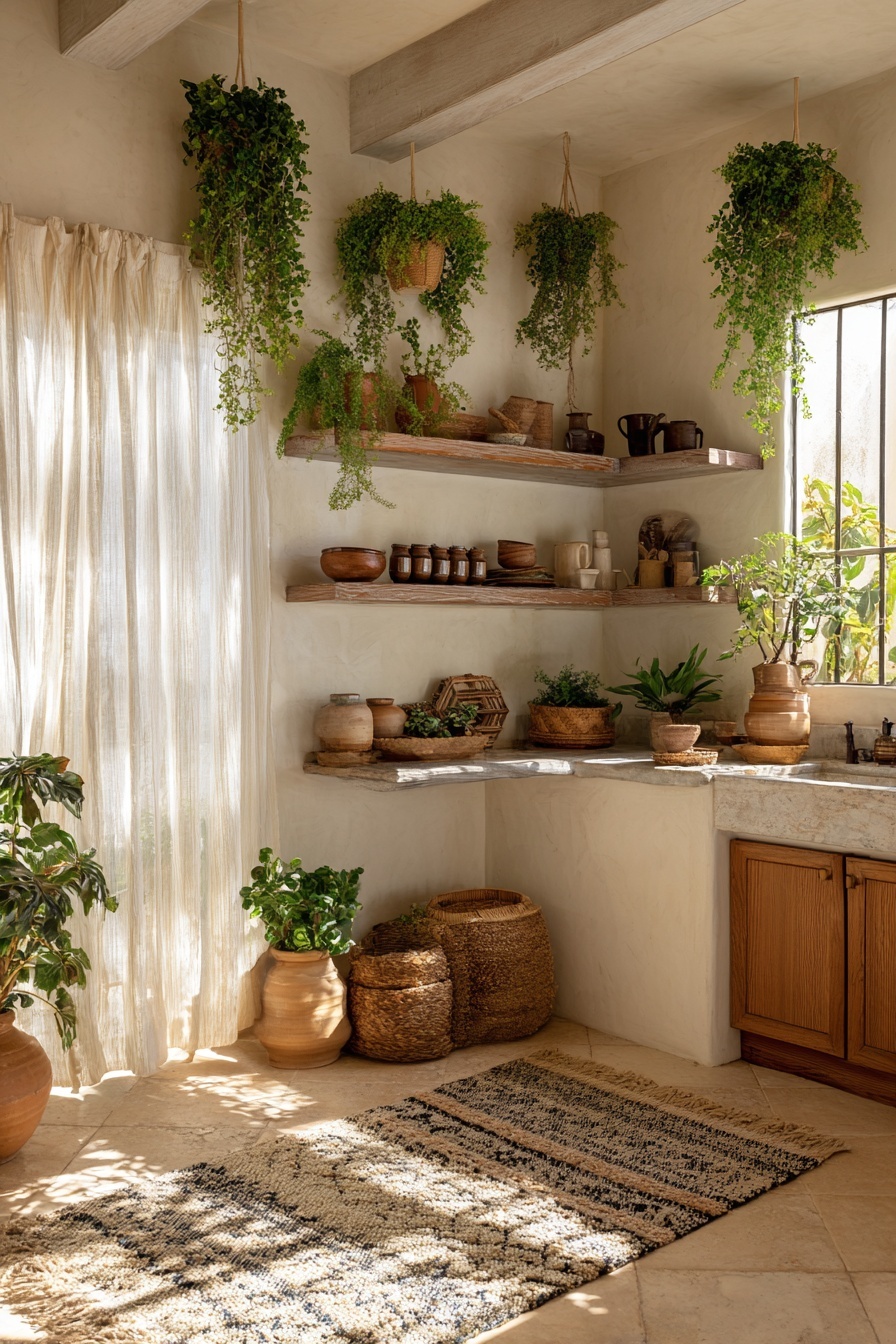 Add a Woven Basket for Storage