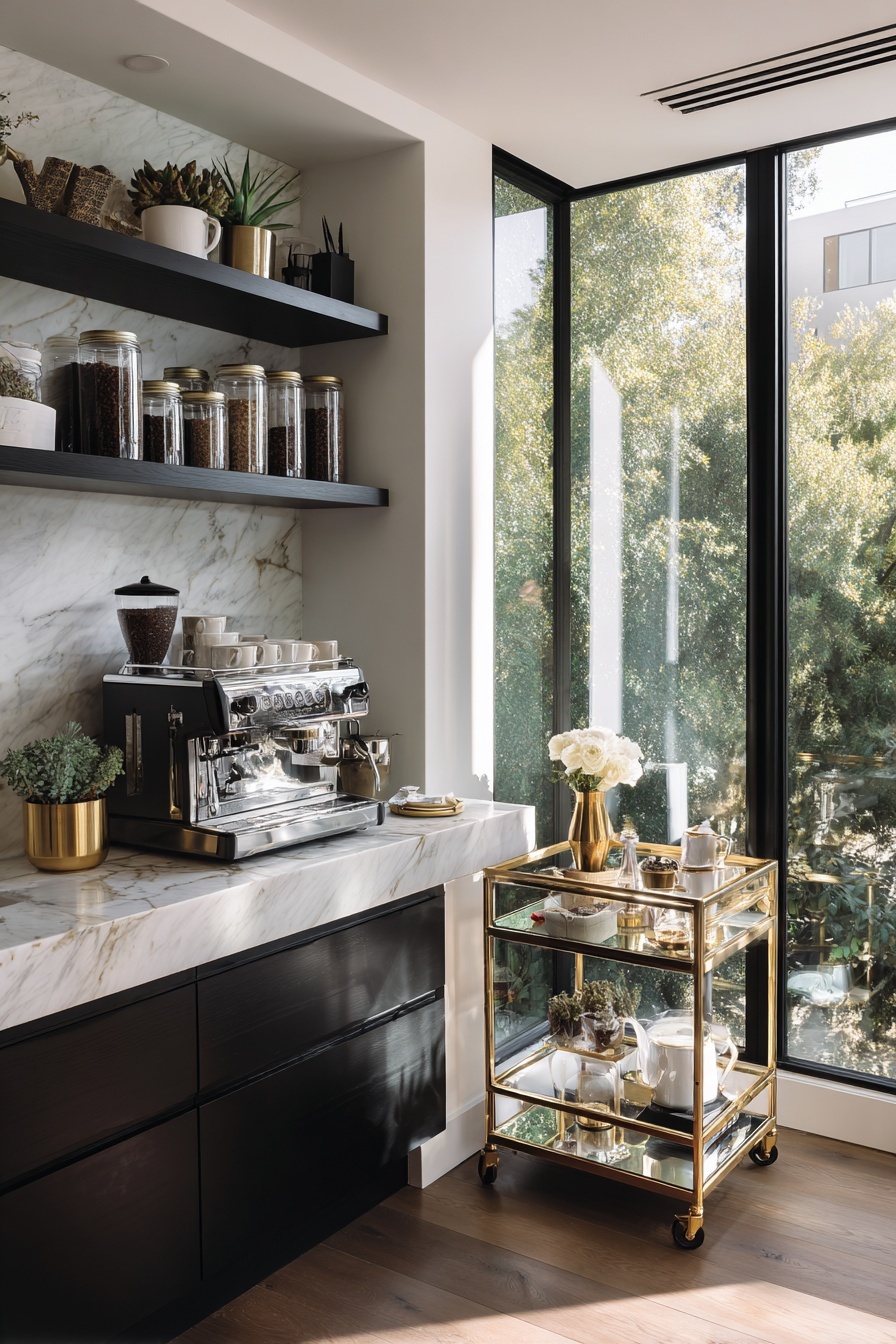 Create a Coffee Station Nook