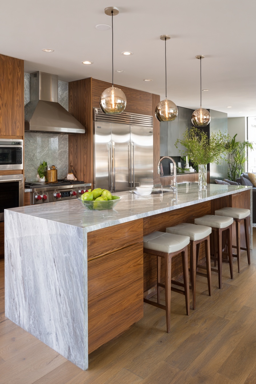 Incorporate a Movable Kitchen Island