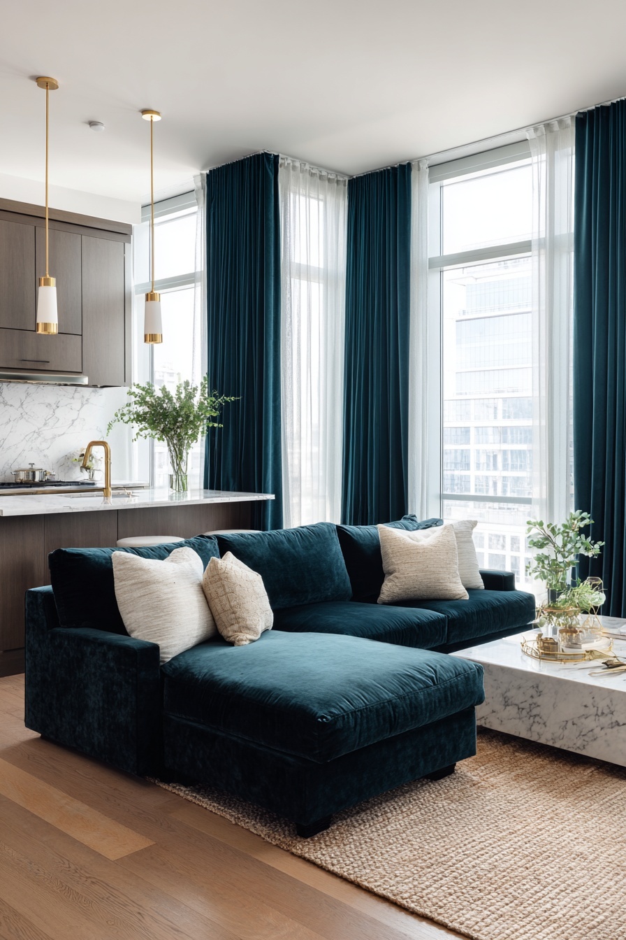 Layer in Textures with Curtains