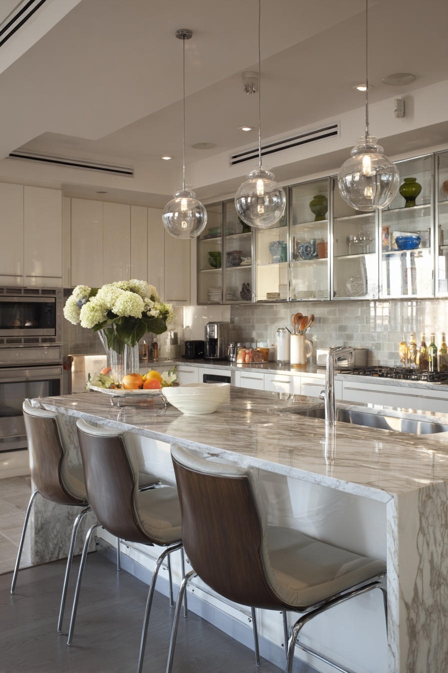 Add Sophistication with Glass Cabinets