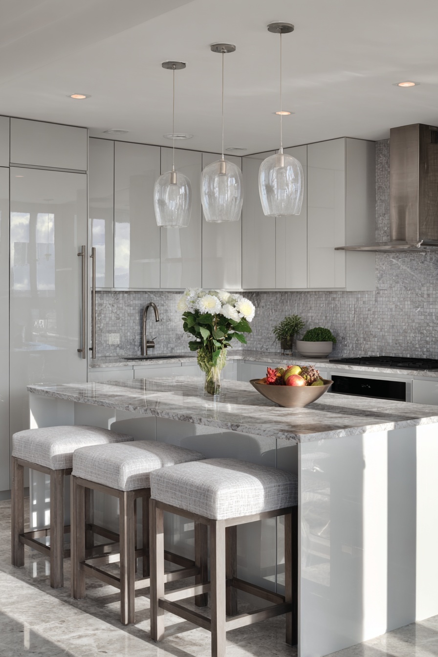 Highlight Elements with Grey Furniture Accents