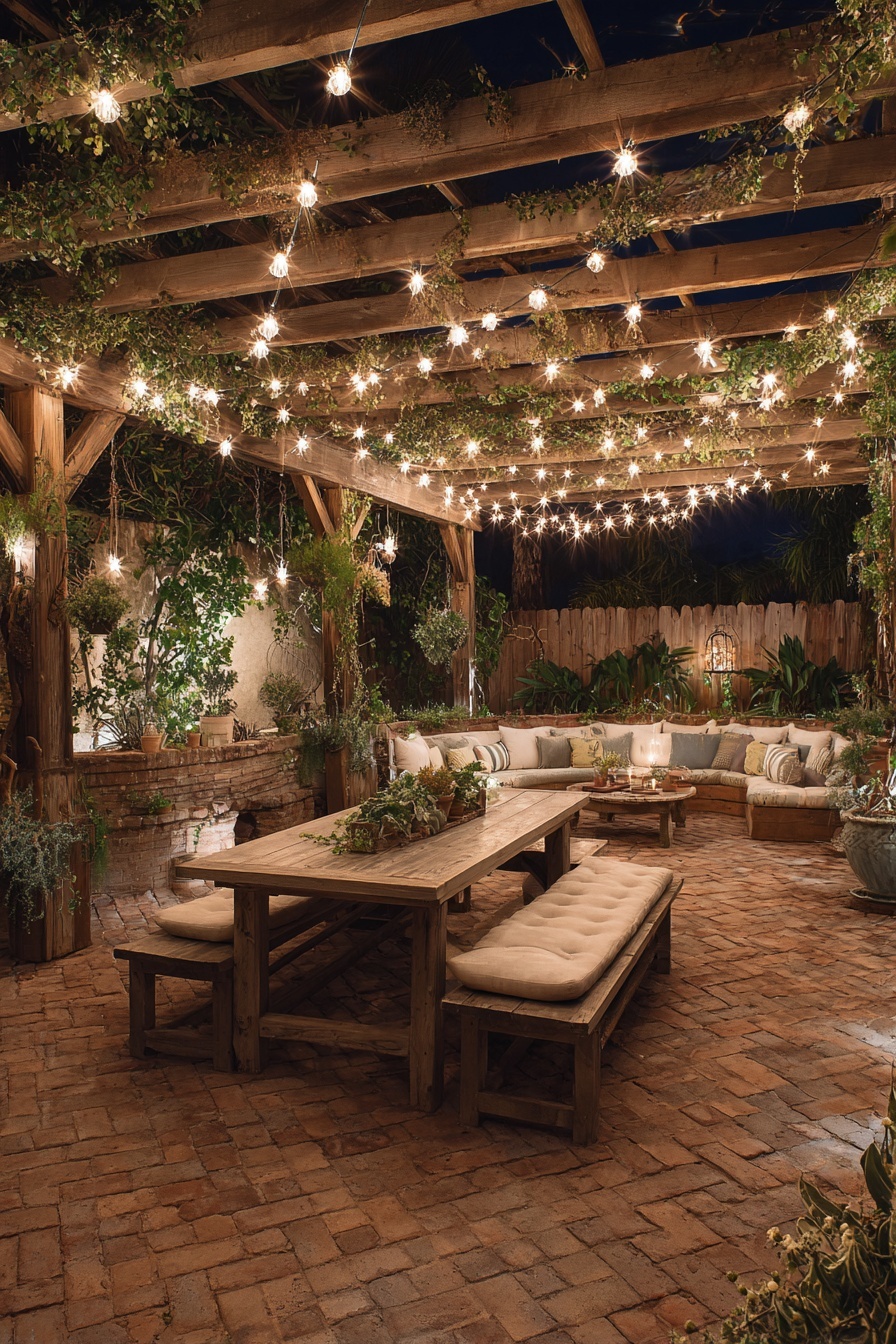 Budget-Friendly String Lights Ambience