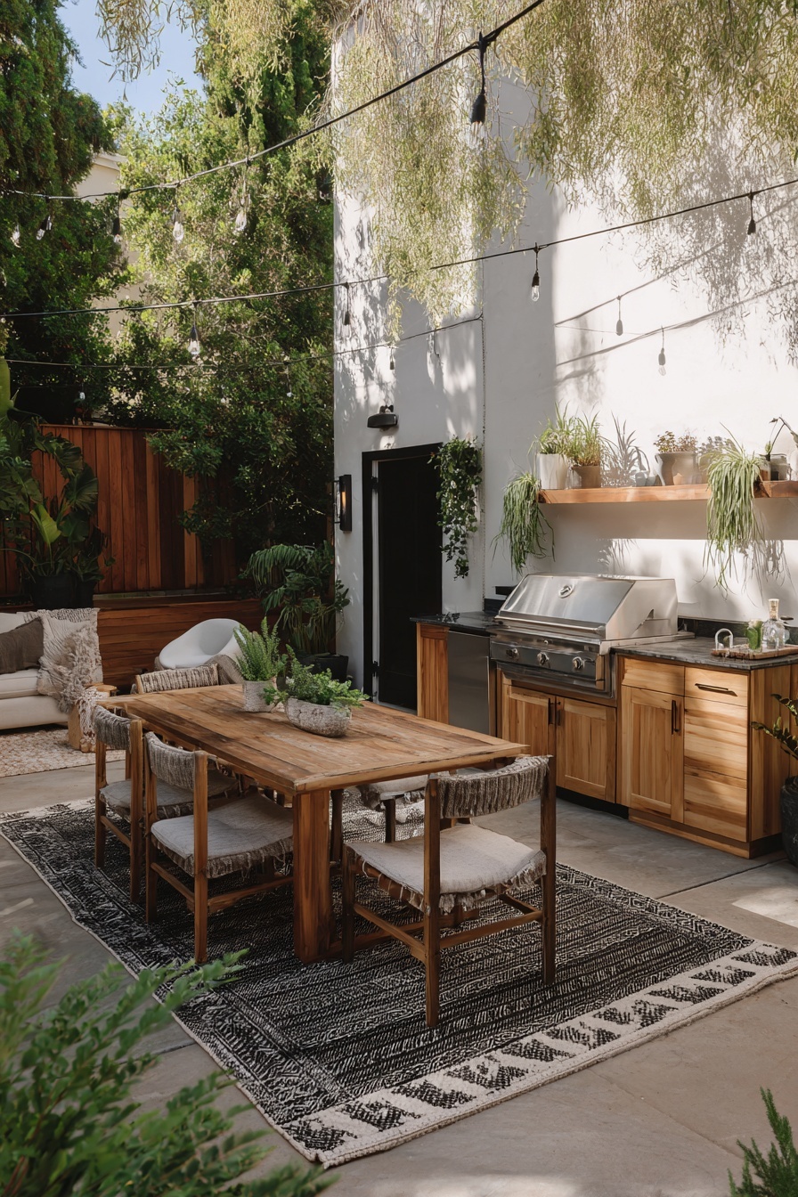 Simple Touch with Outdoor Rugs