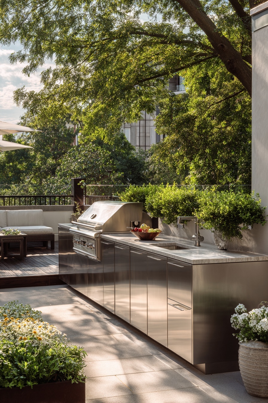 Add a Durable Outdoor Cabinet