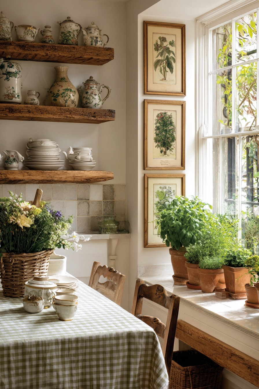 Hang Botanical Prints or Paintings