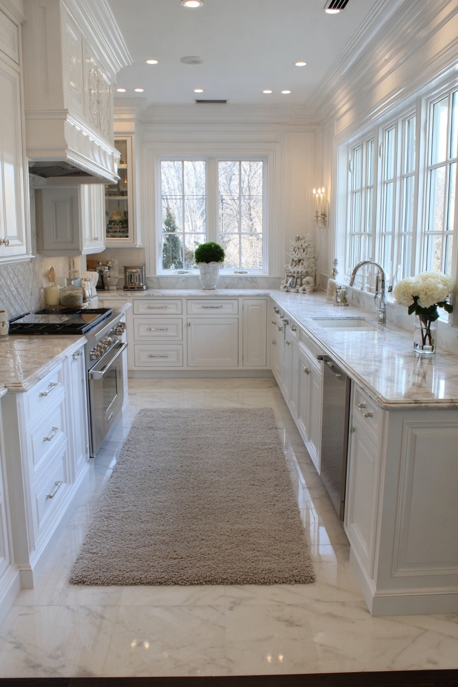 Enhance with White Wainscoting