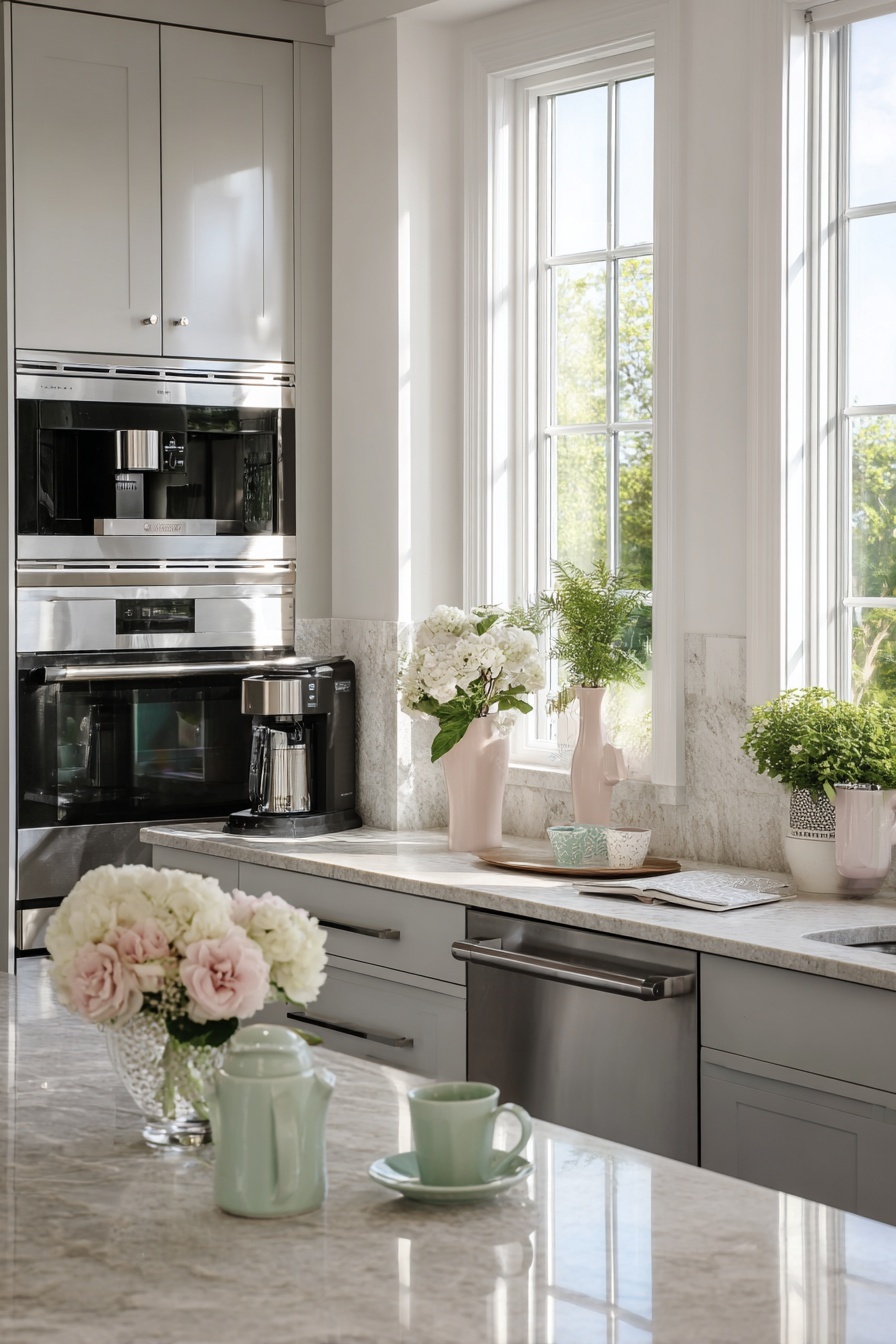 Balance with Gray and Pastel Accessories