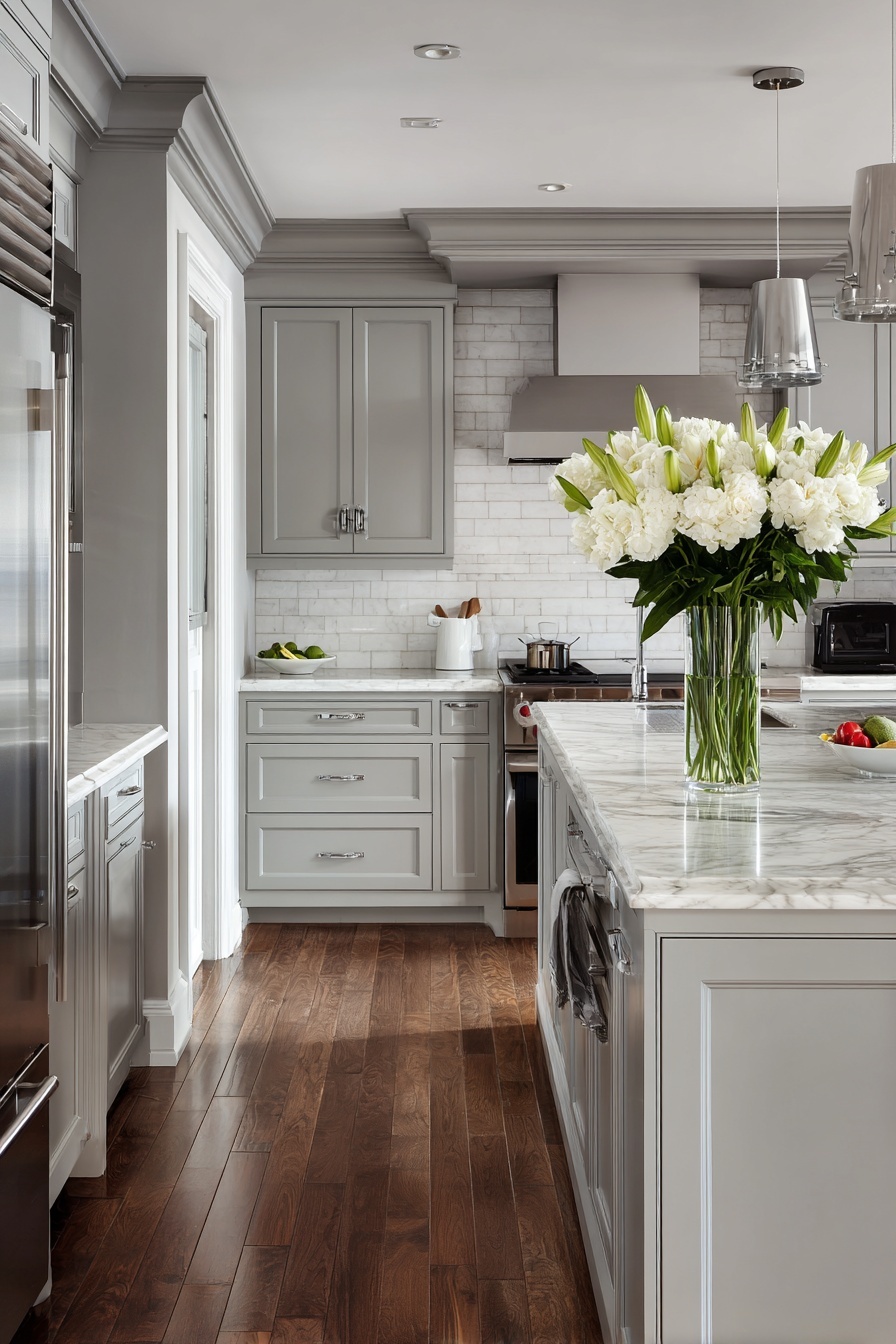 Achieve Elegance with Gray Crown Molding