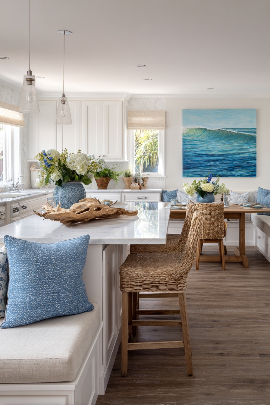 Display Coastal Art for Visual Interest