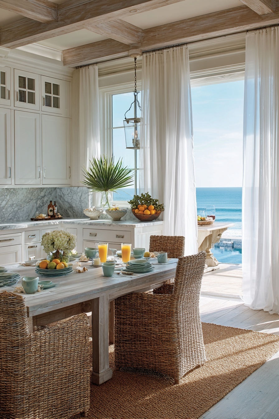 Use Woven Rugs for Beachy Flooring