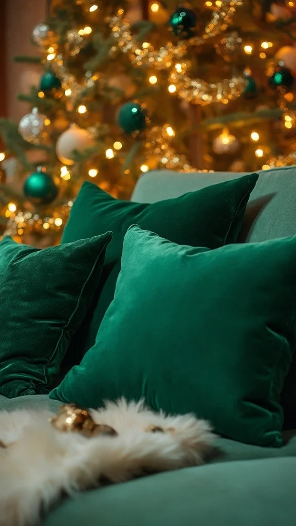 Luxurious Gold and Emerald