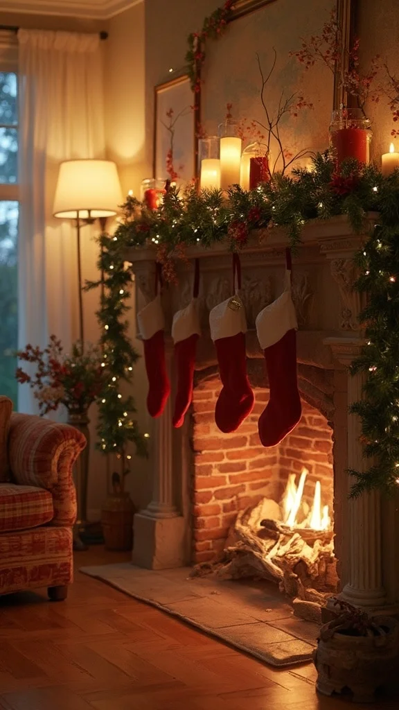 Faux Fireplace Cozy Corner