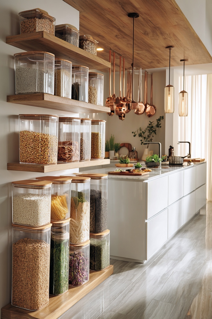 Invest in Stackable Containers for Pantry