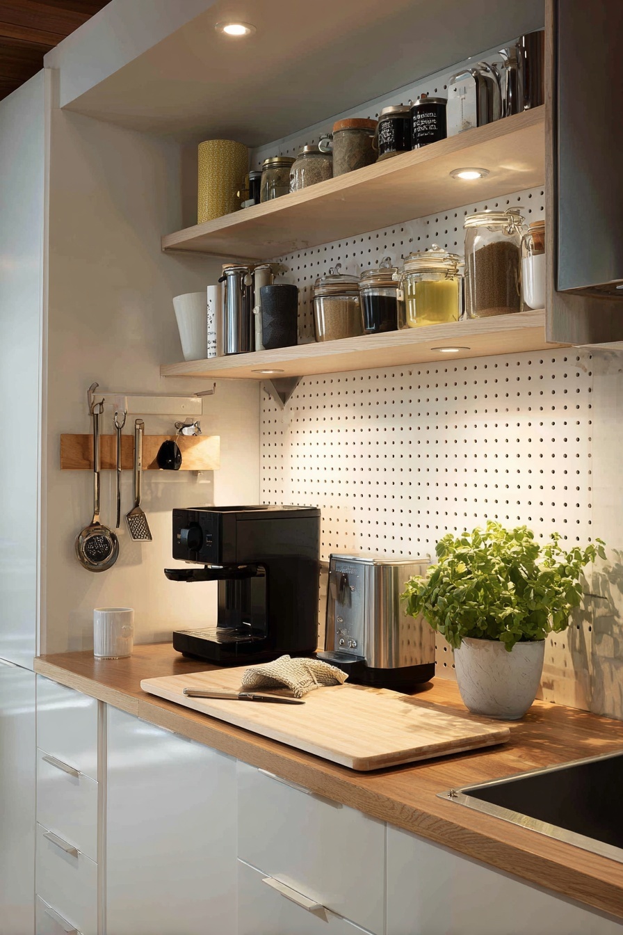 Use a Pegboard for Versatile Storage