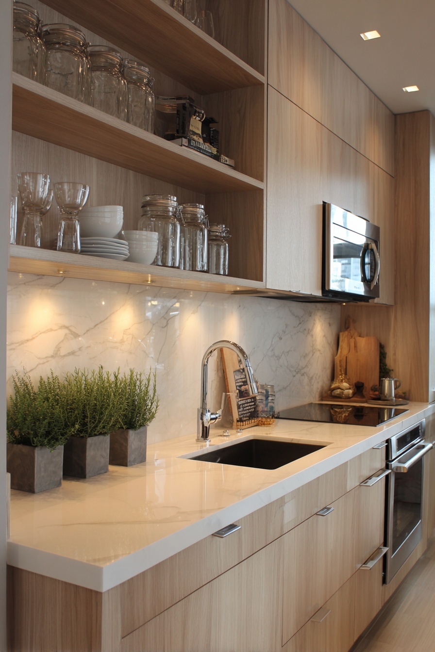 Implement a Low-Profile Kitchen Sink