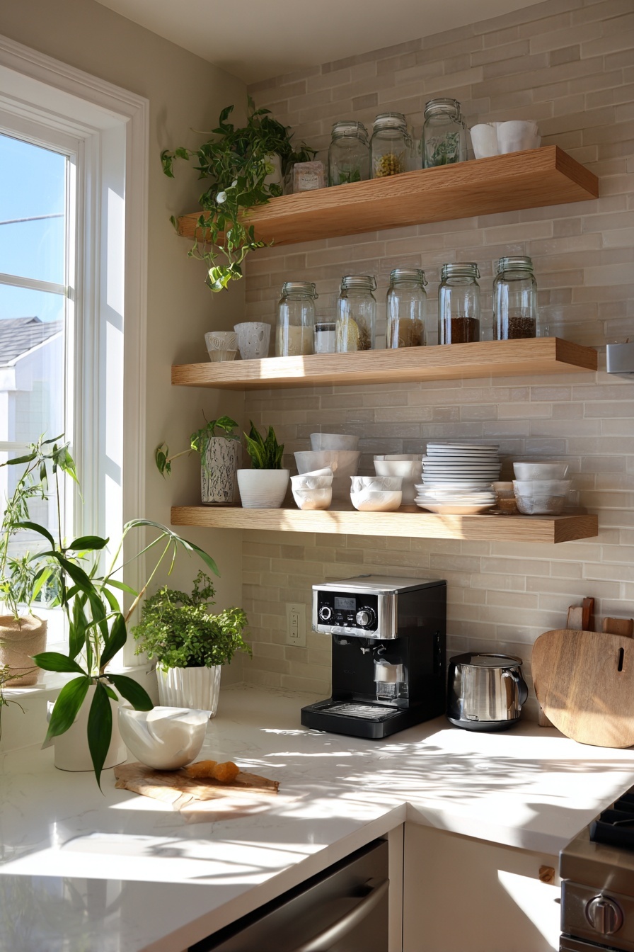 Choose Floating Shelves for Style