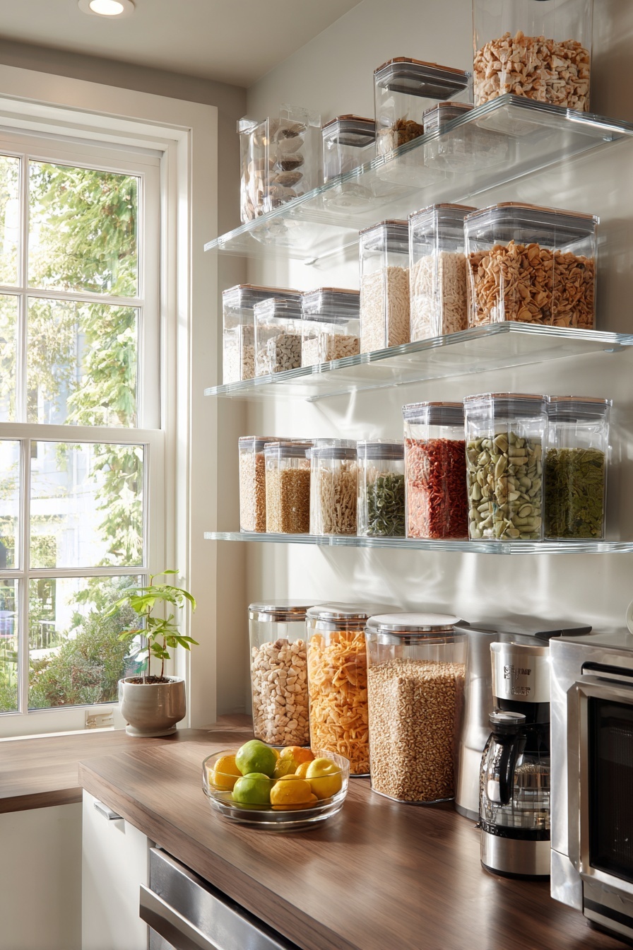 Opt for Clear Containers for Visibility