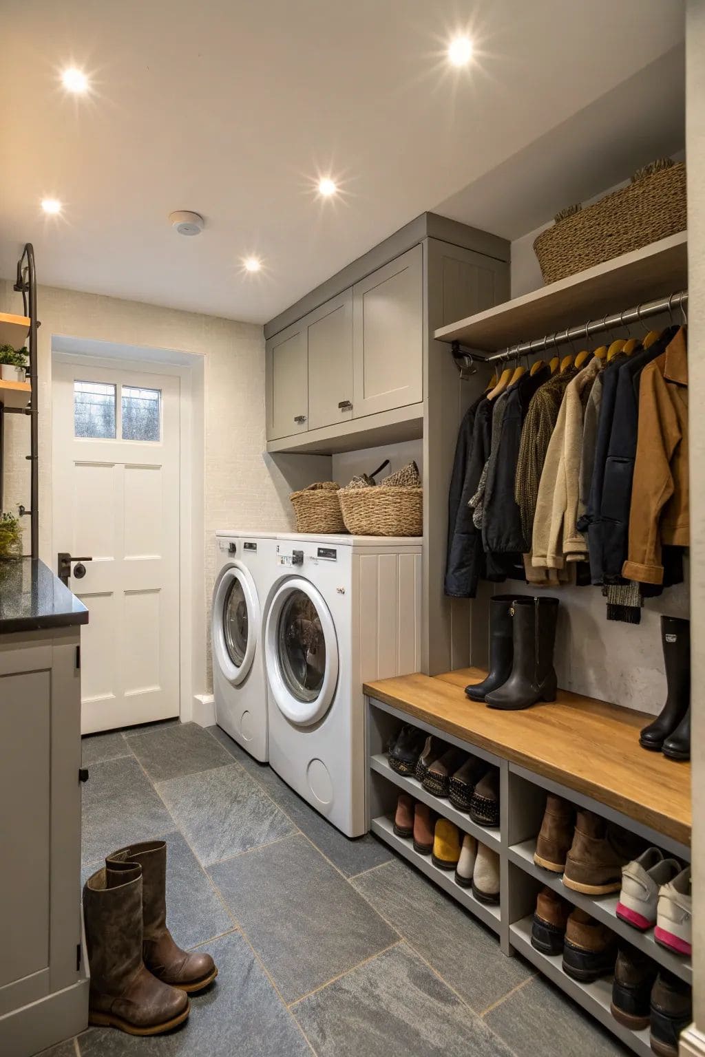Multi-Functional Laundry Boot Room