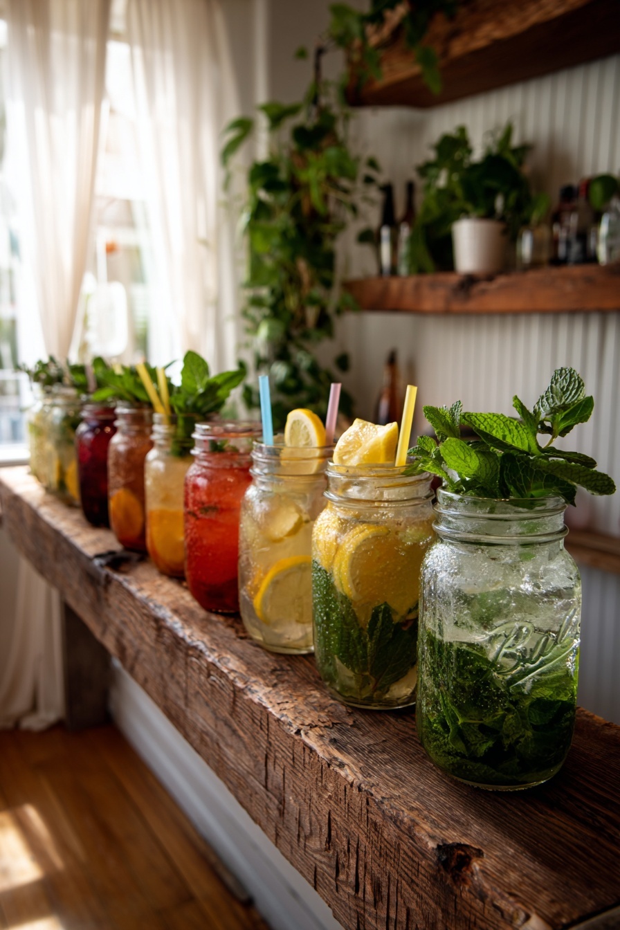 Repurpose Jars as Charming Drinking Glasses