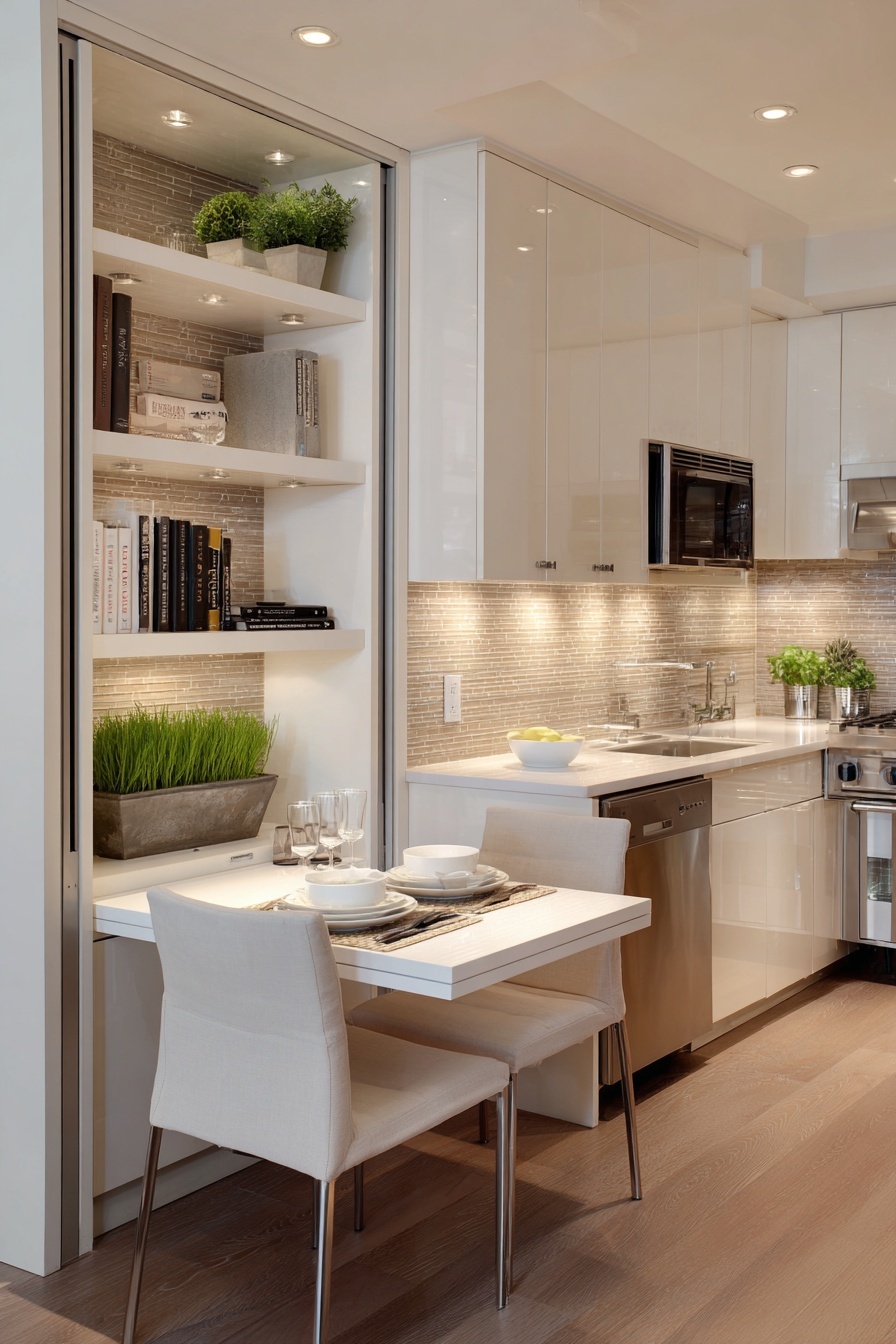 Maximize Space with a Fold-Down Table