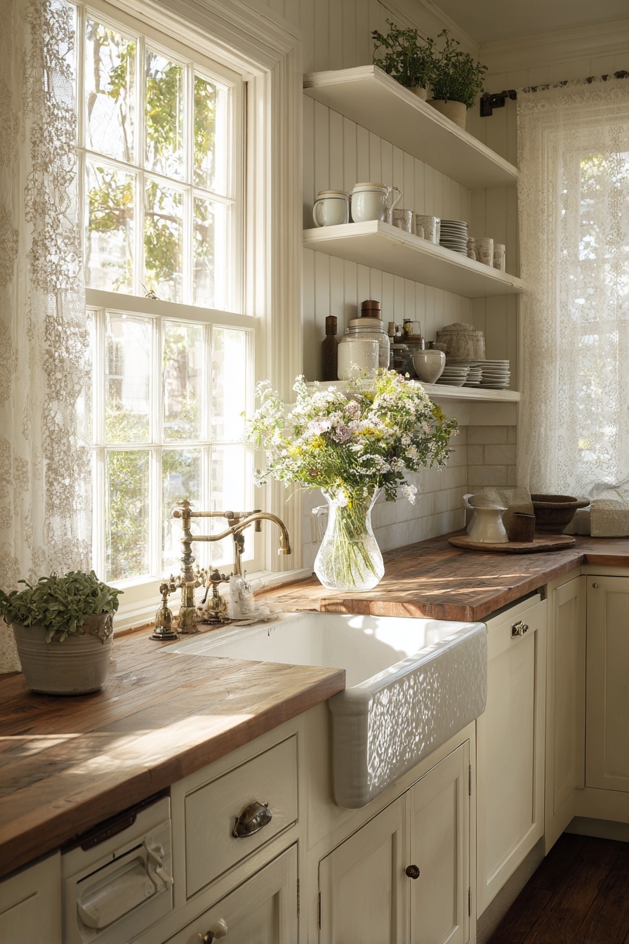 Feature a Farmhouse Sink