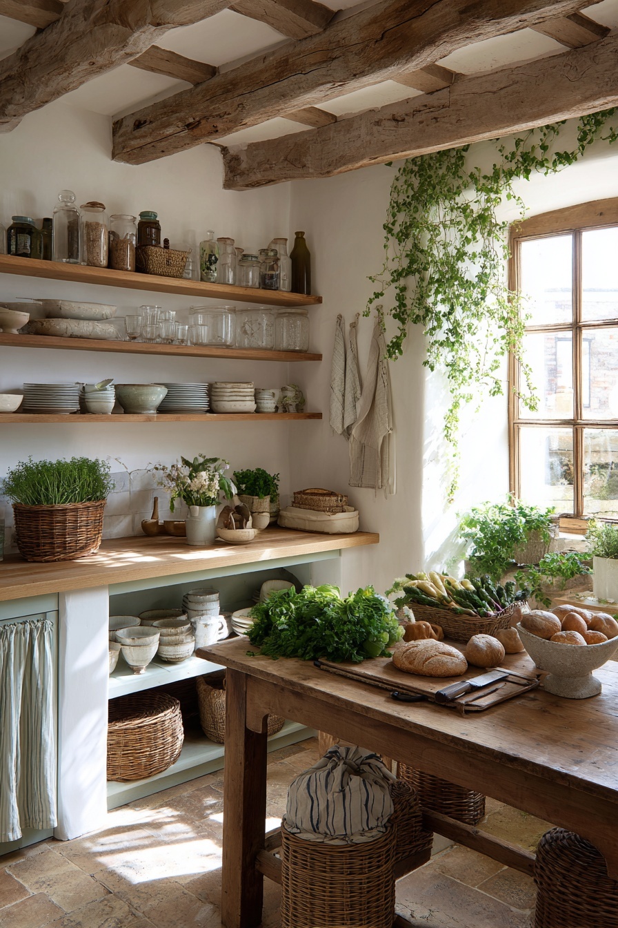 Integrate Baskets for Storage