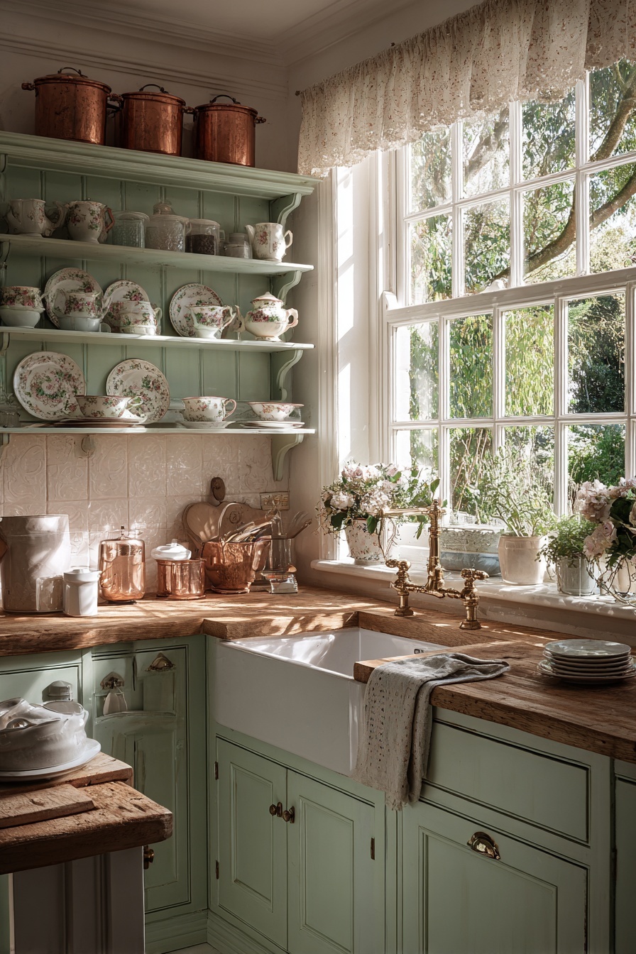 Paint Cabinets in Soft Shades