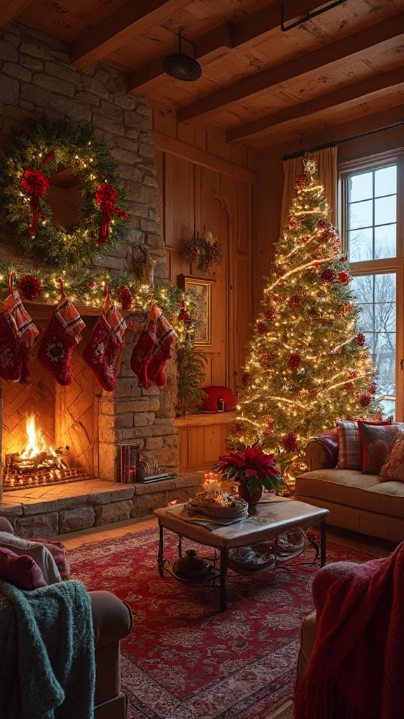 Traditional Red and Green Christmas