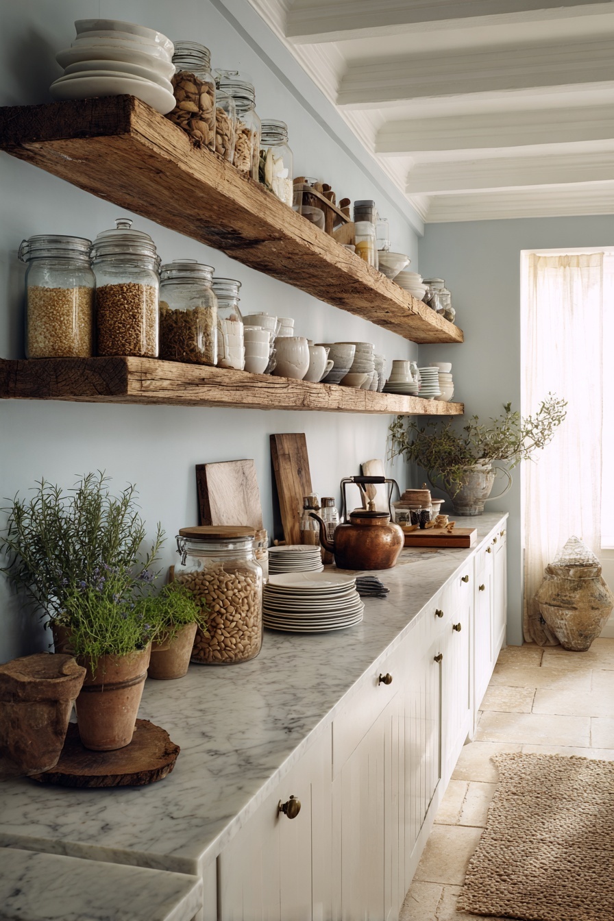 Install Open Shelving