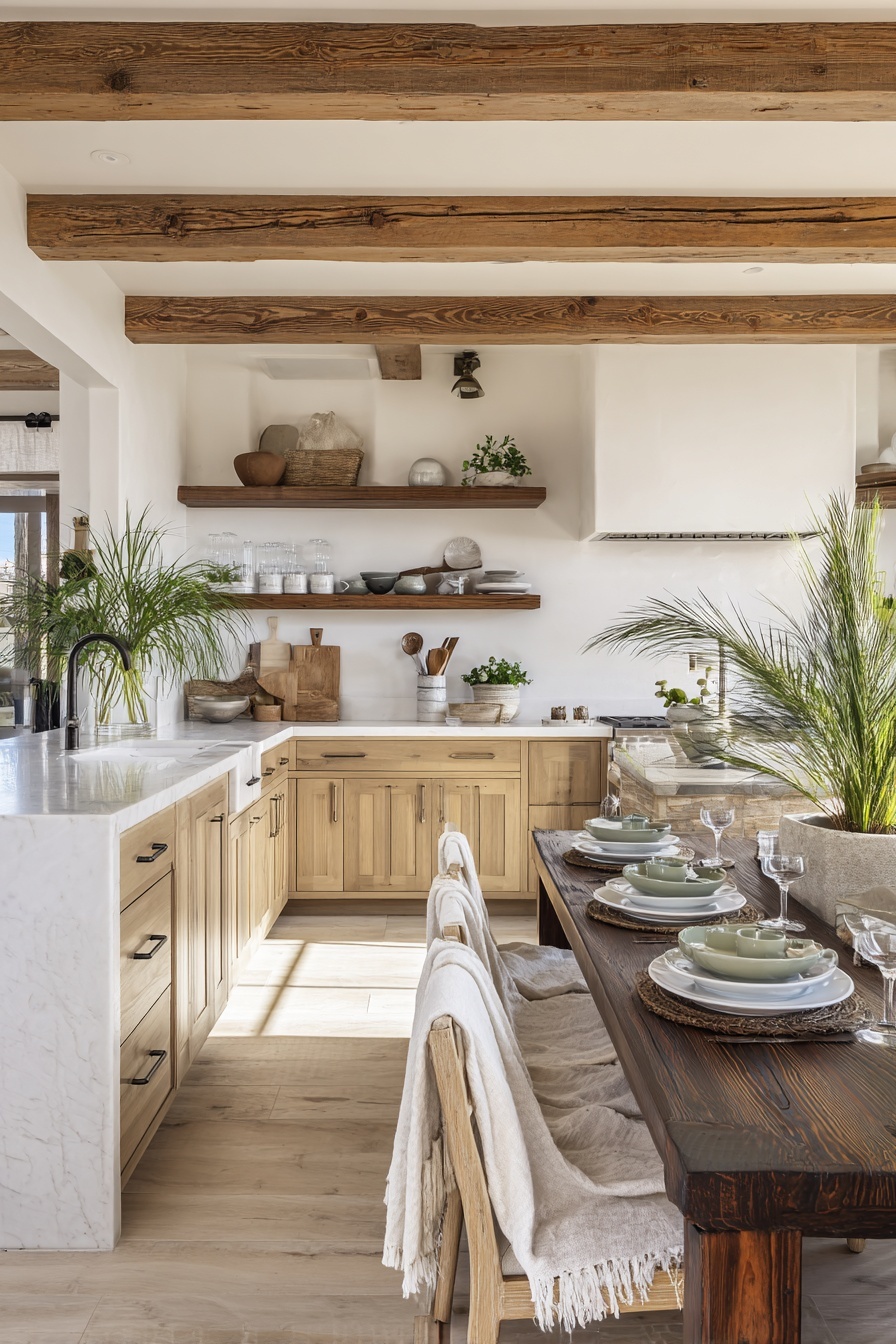 Incorporate Natural Wood Elements