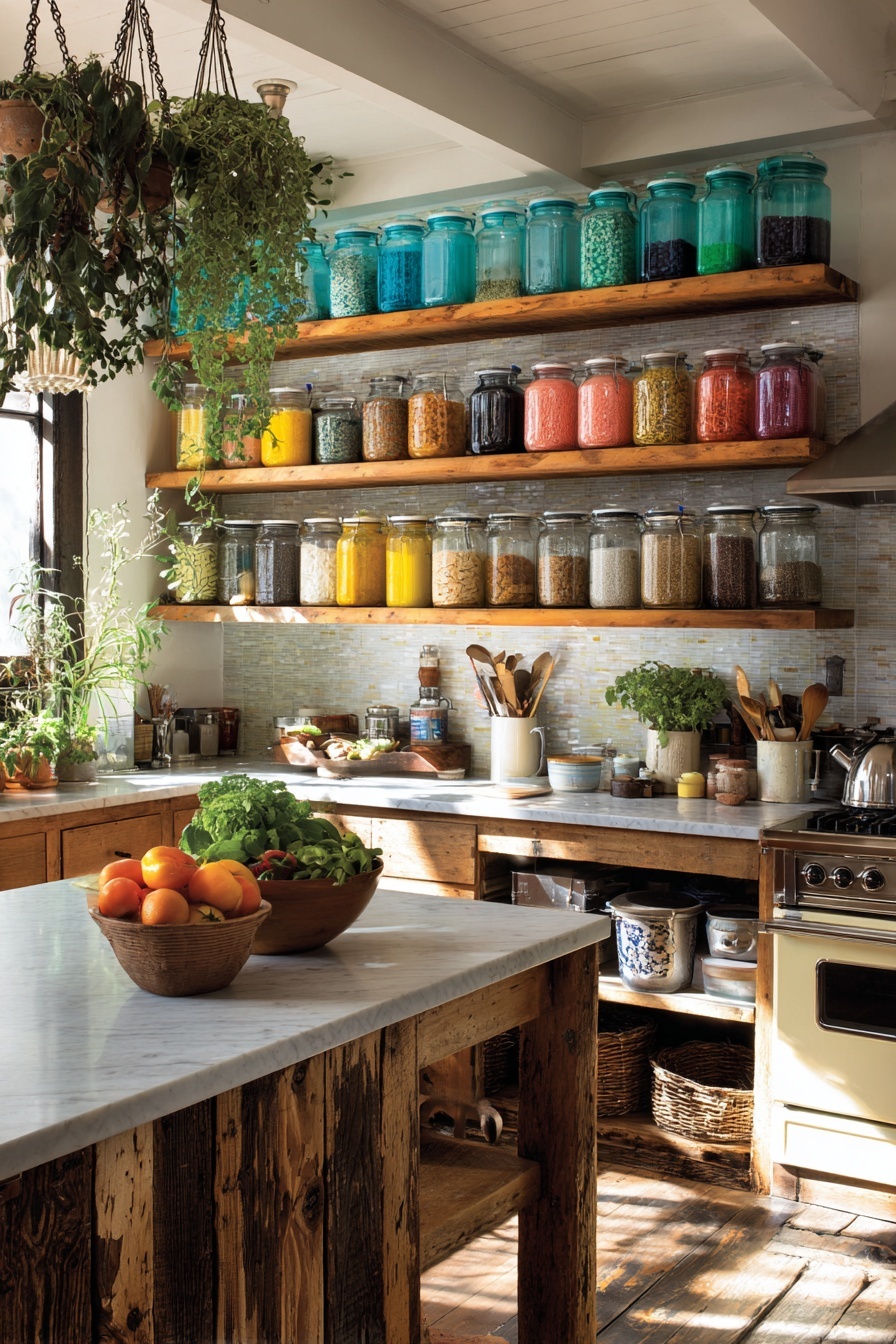 Organize with Colorful Containers