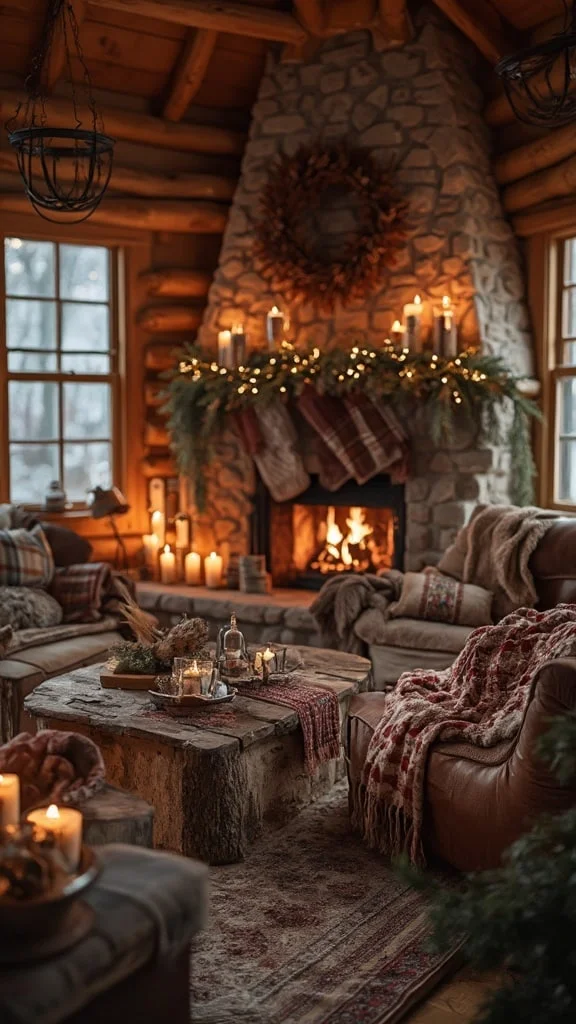 Warm Cabin Christmas