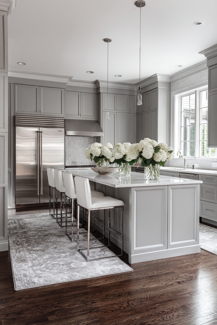 Grey Kitchen Rugs for Comfort