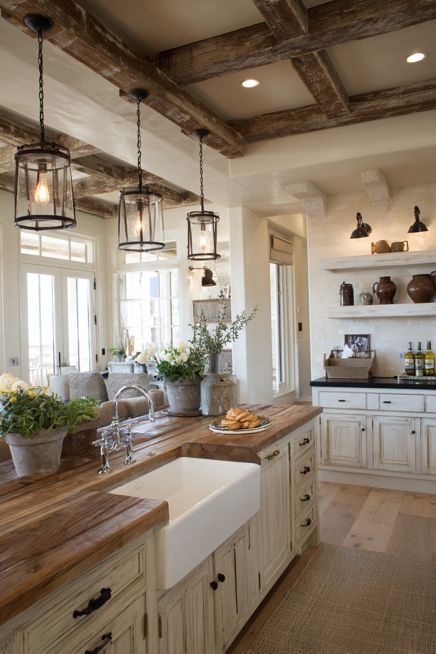 Install a Farmhouse Sink
