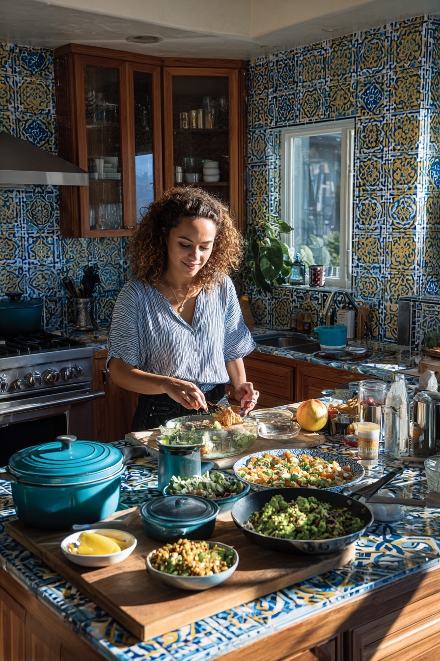 Add a Bold Tile Backsplash