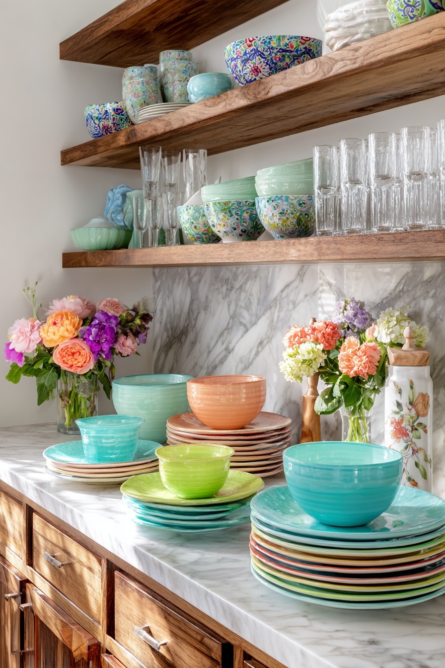 Use Colorful Tableware