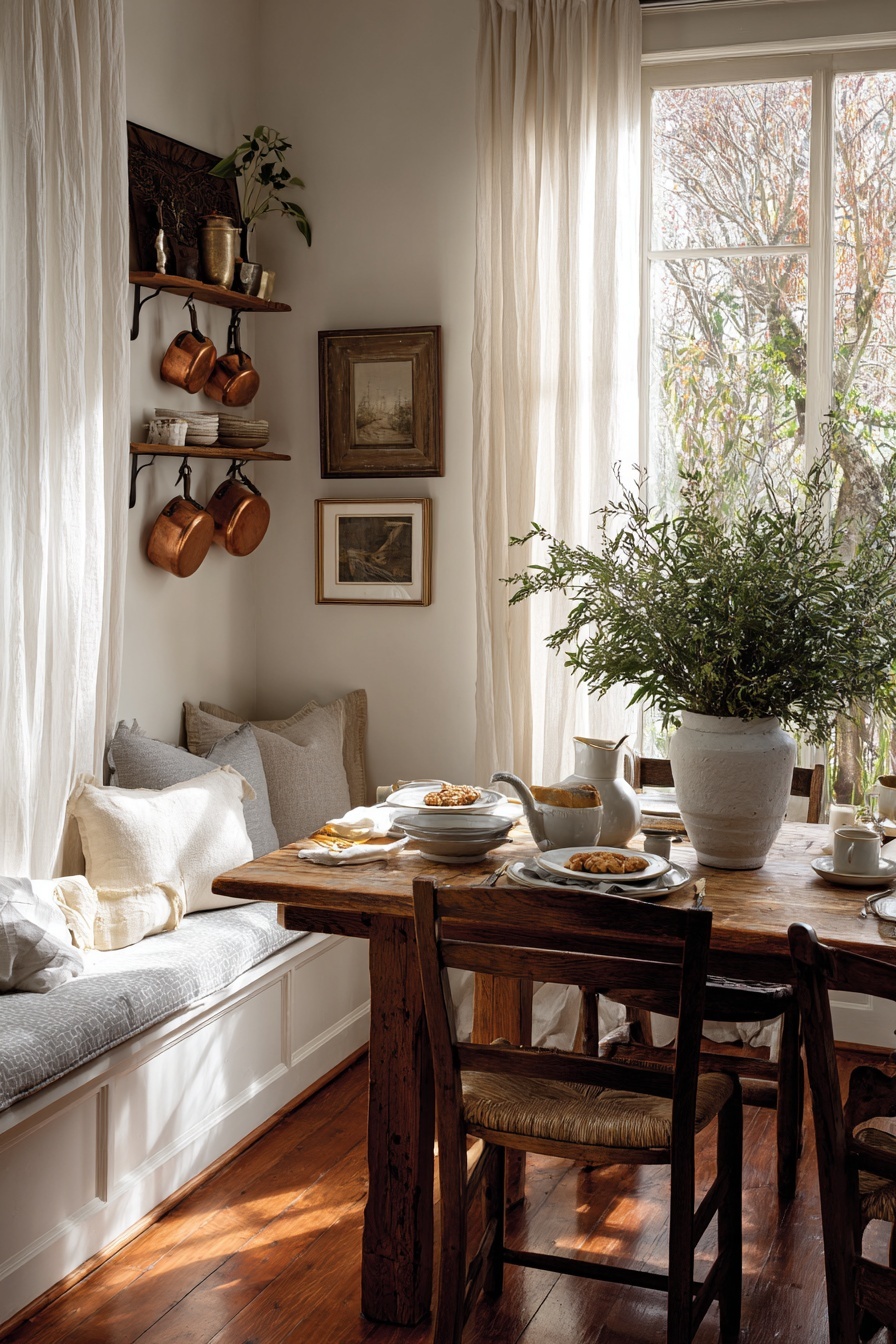 Create a Cozy Breakfast Nook Corner
