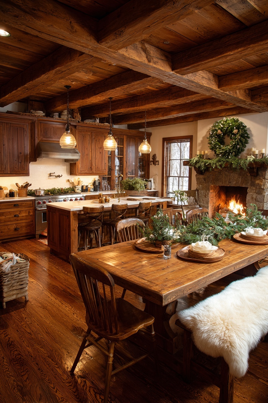 Incorporate Wooden Elements for Rustic Charm