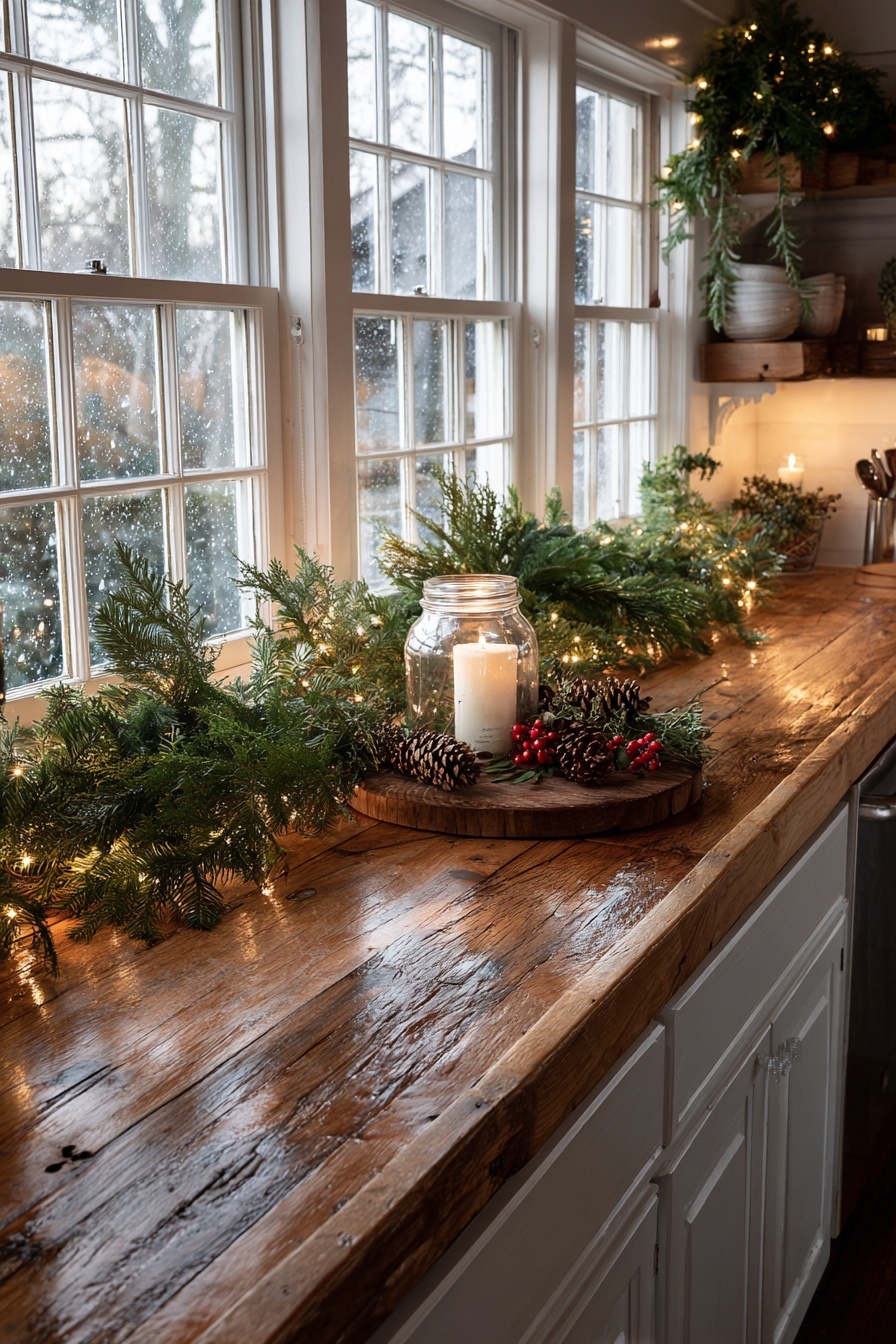 Decorate with Seasonal Greenery