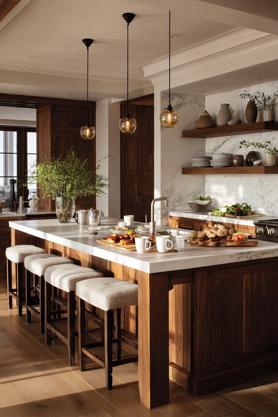 Create a Central Gathering Island