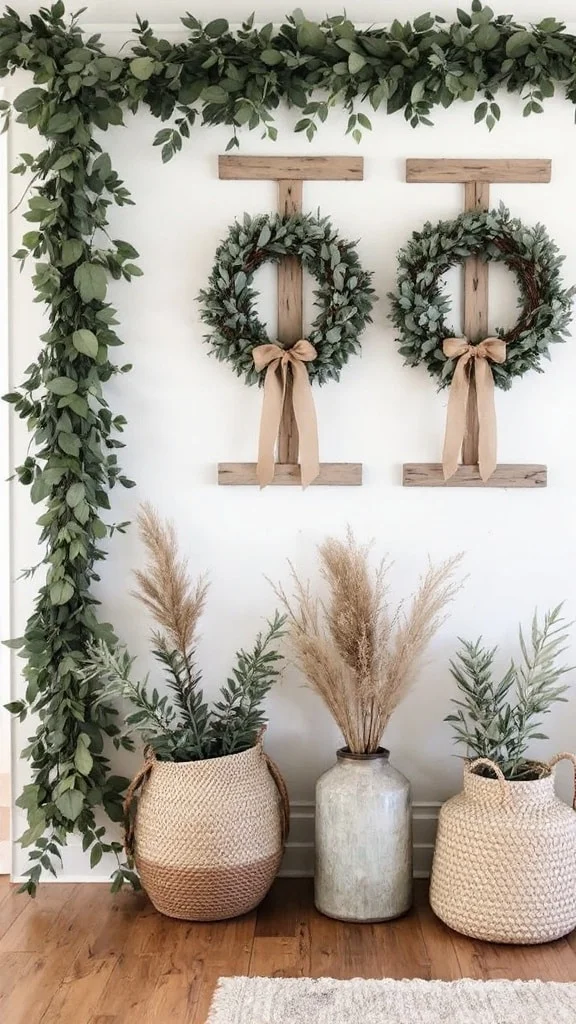 Organic Greens and Earthy Neutrals