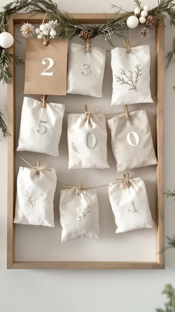 Understated Neutral Advent Displays