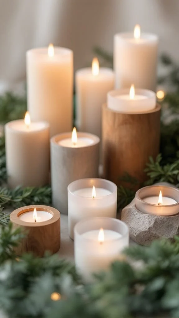 Warm Candlelight for a Cozy Ambiance
