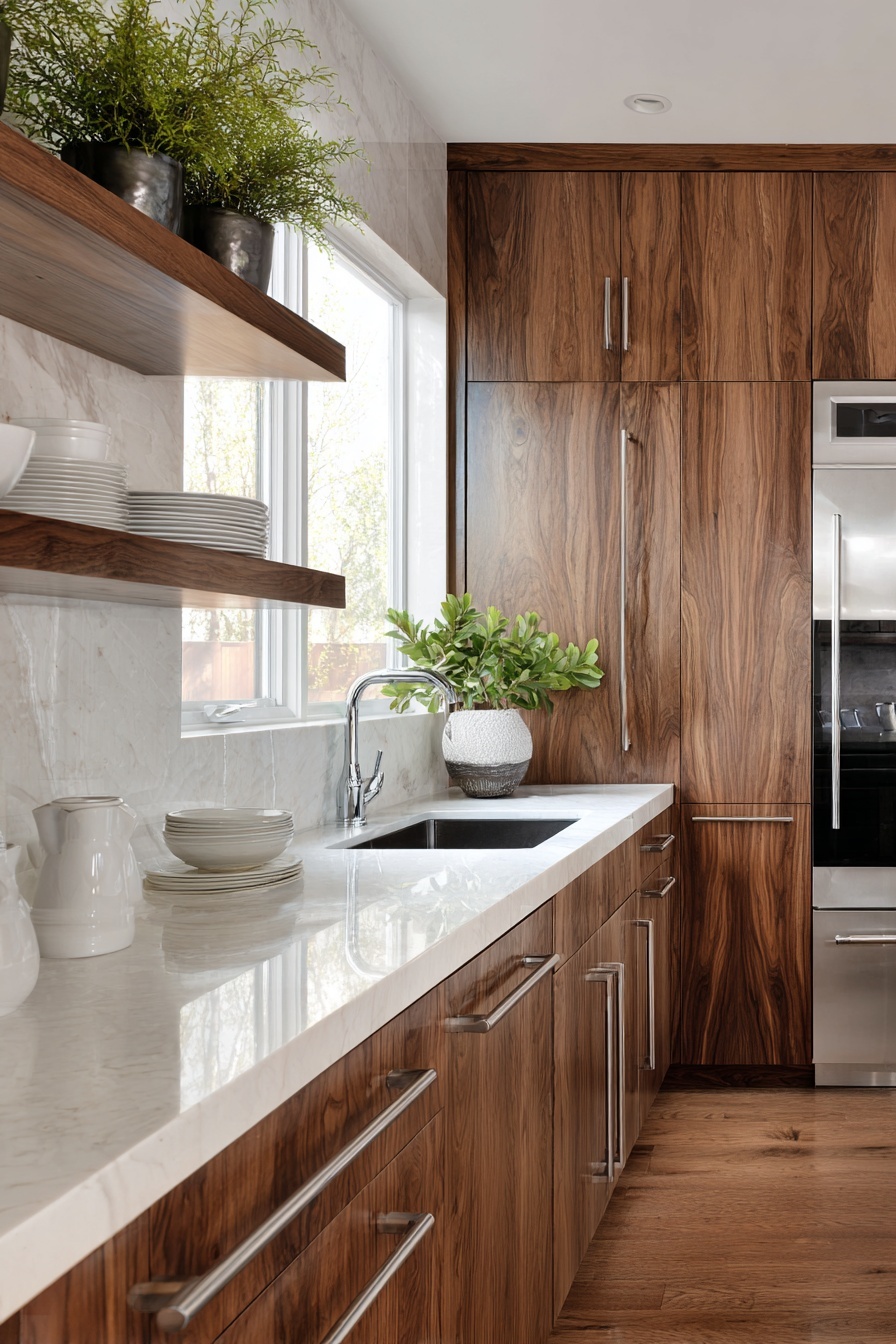 Opt for Sleek Cabinet Handles