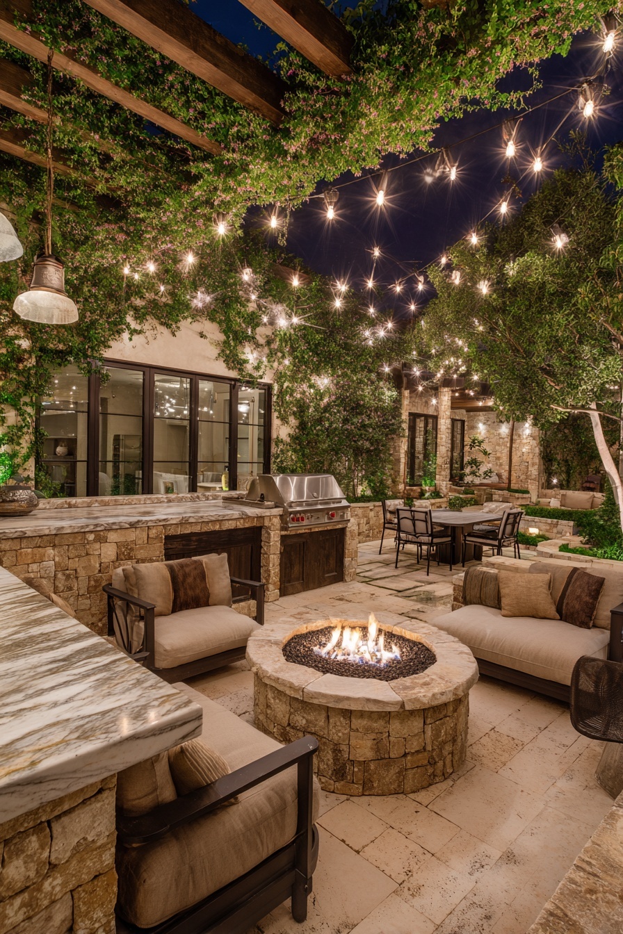 Create a Cozy Seating Area with Fire Pit