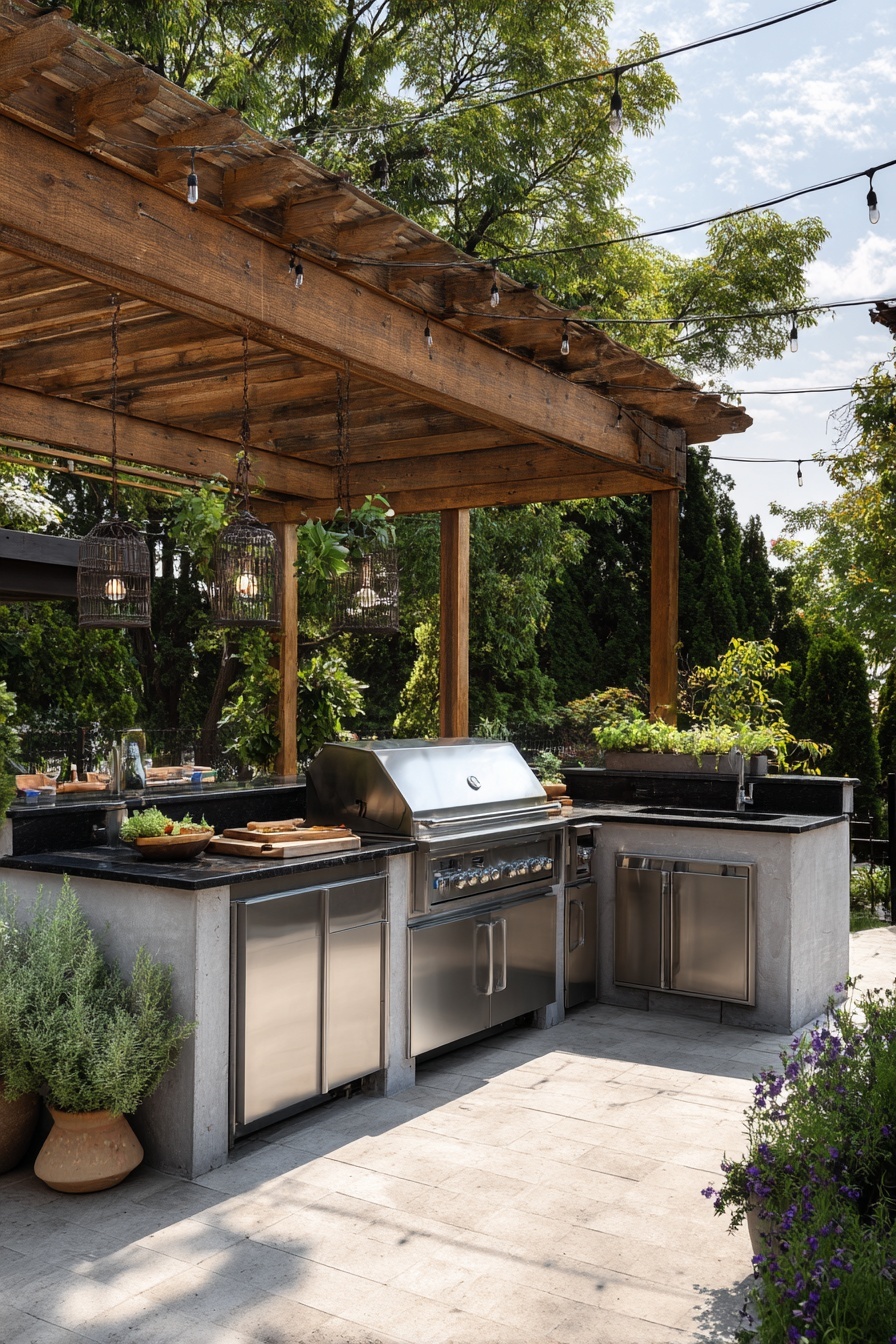 Install a Built-in Grill Station