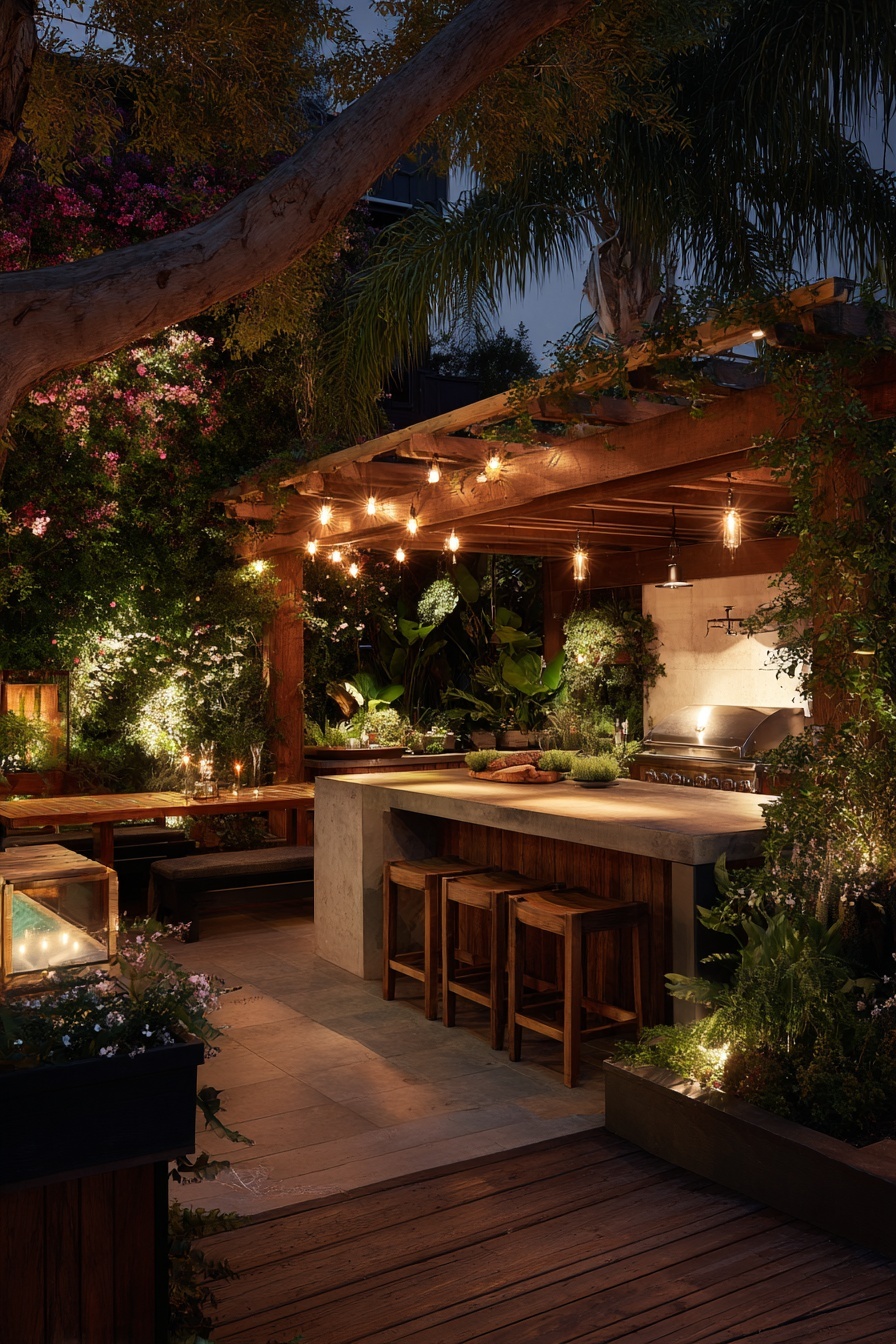 Install Ambient Lighting for Evening Enjoyment