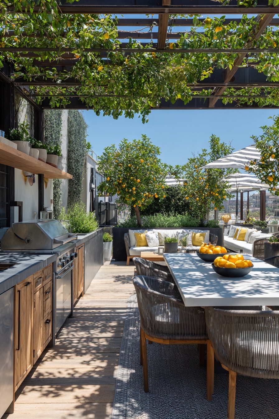 Keep Cool with a Pergola and Canopy